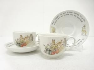 WEDGWOOD　ウェッジウッド　ピーターラビット　カップ＆ソーサー　ペア　洋食器